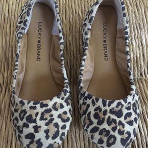 Lucky Brand Leopard Flats